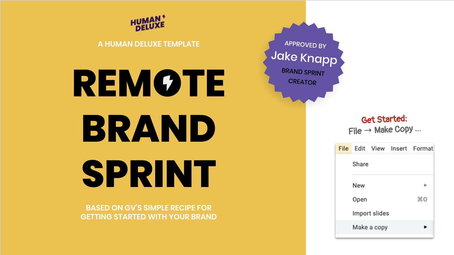 Remote Brand Sprint